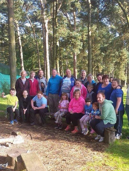 A group from Ryedale Special Families in Dalby Forest