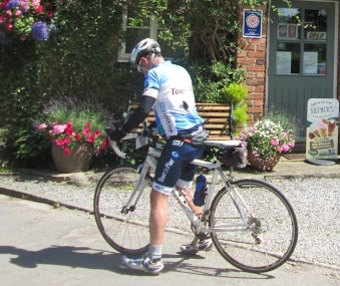 One of the riders in Millington